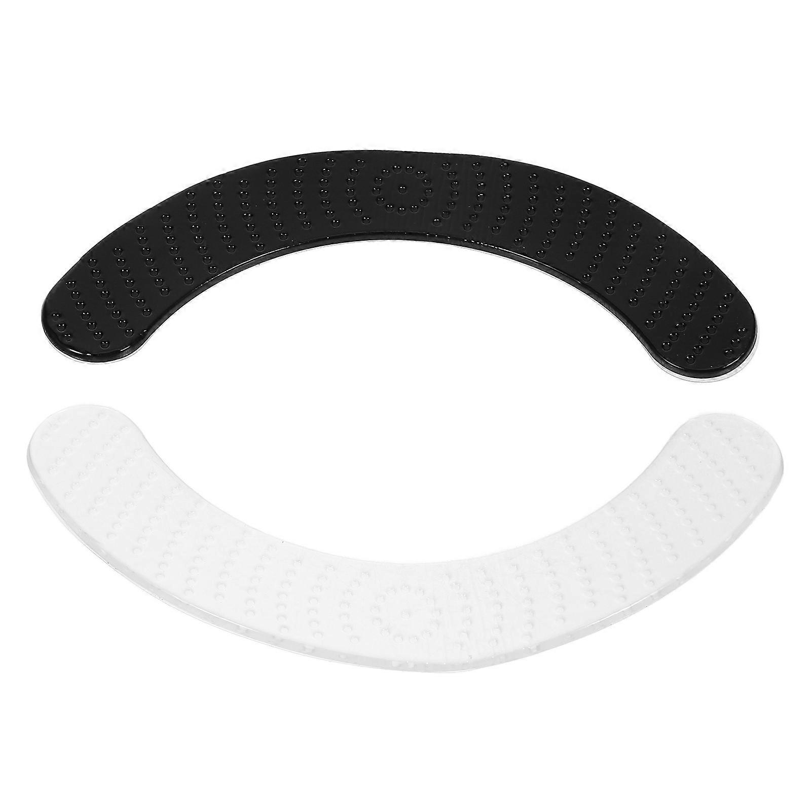 2Pcs Adhesive Silicone Drum Dampeners Practical Drum Silencers (Assorted Color)