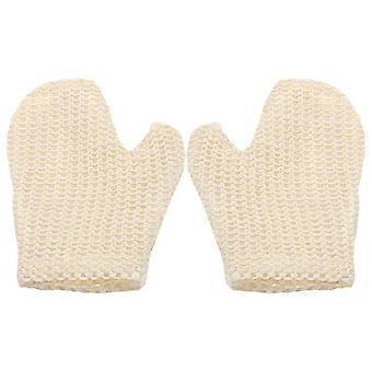 2Pcs Exfoliating Bath Mitts Bath Mittens for Body Scrub and Back Cleaning