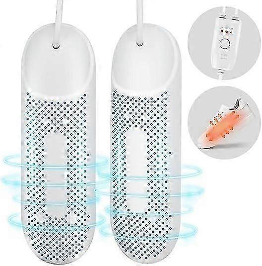 Asciugascarpe elettrico portatile con timer e design resistente al fuoco