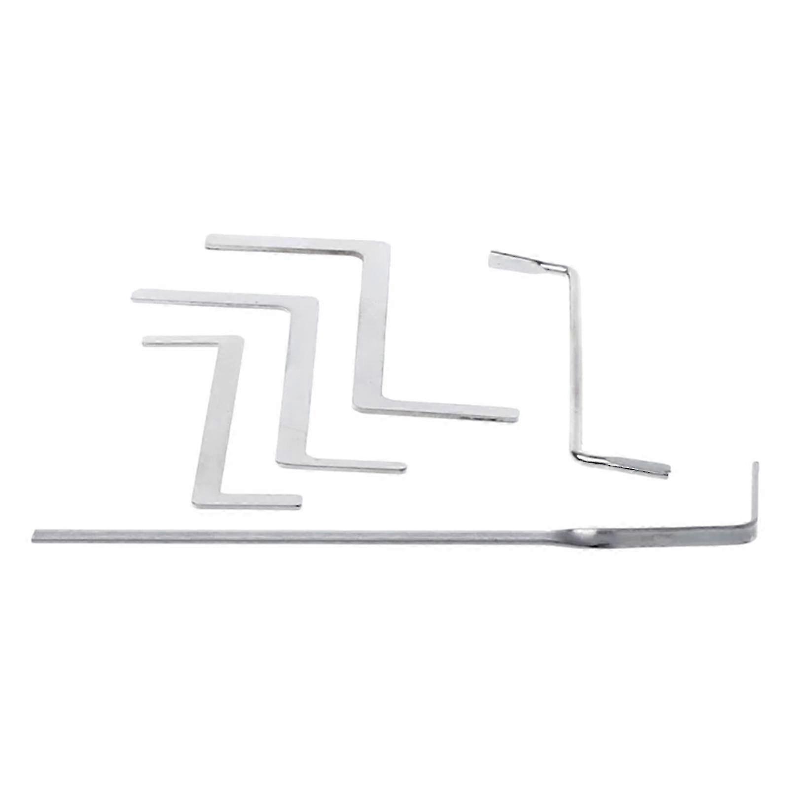 Double Row Tension Tools Set 5pcs for Lock Picking and Locksmithing