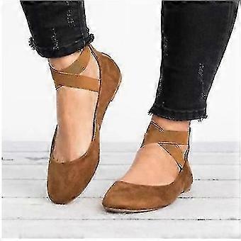Women's Women's Ankle Strap Ballet Flats High Heels Summer Comfortable Casual Shoes