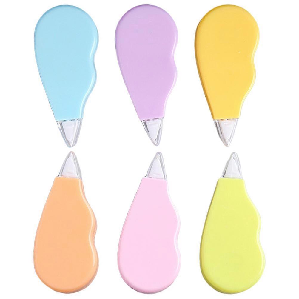 Correction Tape Plastic Correction Tapes for School Use 6Pcs Pack