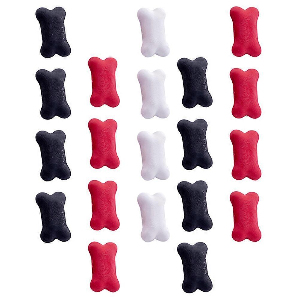 Cartoon Eraser Bone Shape Rubber Erasers for Students 20Pcs Creative Set