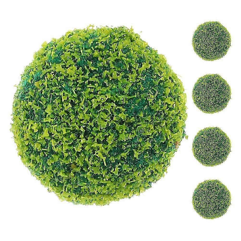 Sand Table Model Artificial Topiary Ball for DIY Projects 5Pcs Light Green