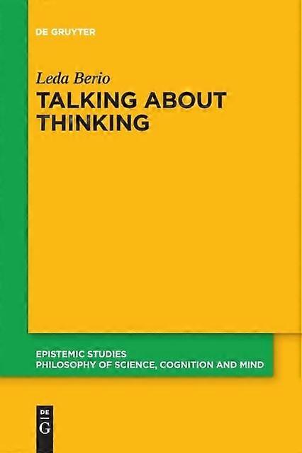 Talking About Thinking - Leda Berio - Paperback - en Book