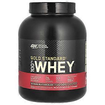 Optimum Nutrition, Gold Standard® 100% Whey, Extreme Milk Chocolate, 5.01 lb (2.27 kg)