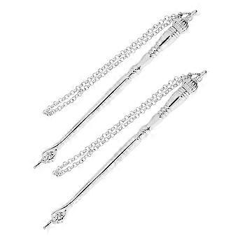 2 stks Joodse Bijbellezing Pointer Tool Metalen Vinger Torah Pointer Voor Nauwkeurige Schriftlezing Voor Thuis Kerk Schoolreizen