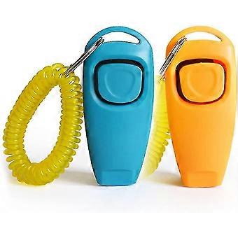 Dog Training Clickers, 2 Dog Training Clickers 2 In 1 Whistle And Clicker Pet