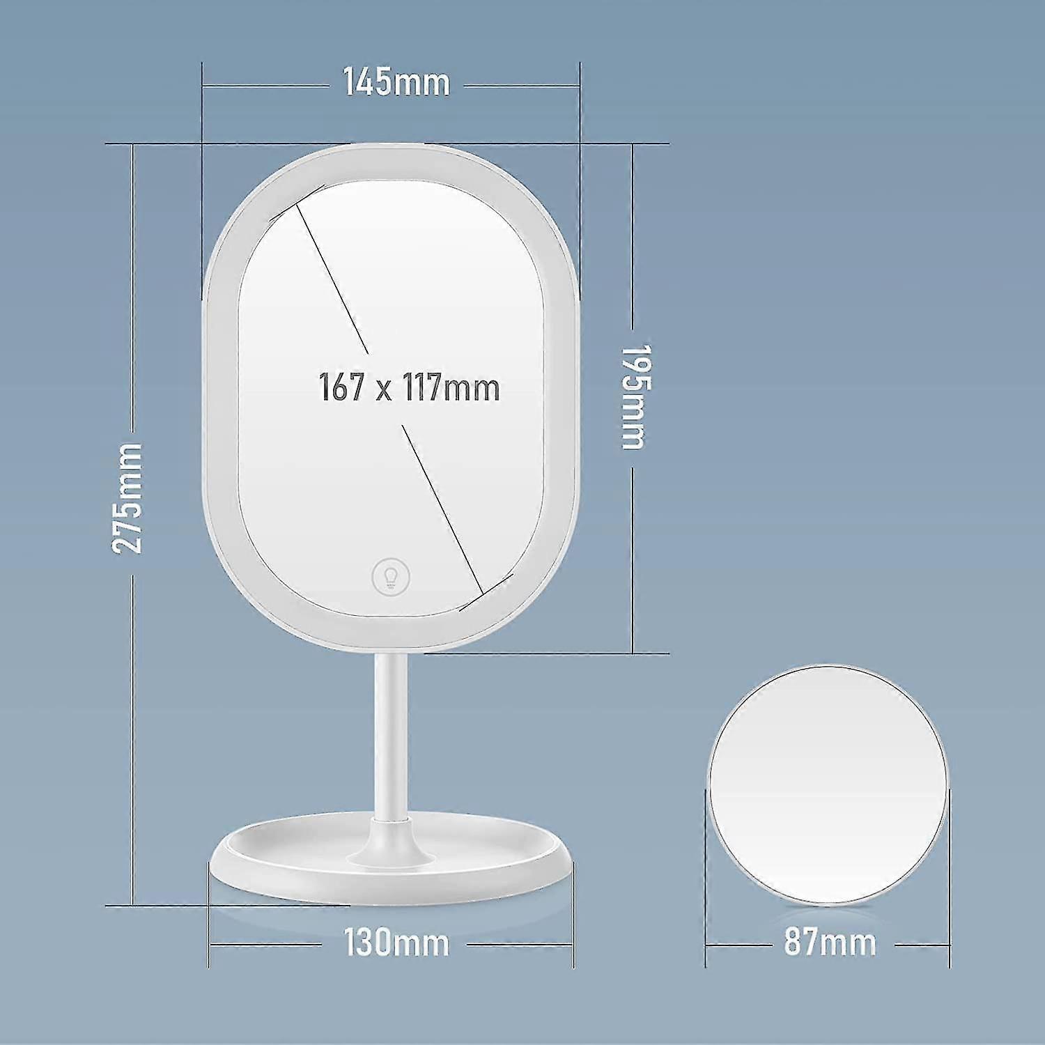 Usb Rechargeable Professional Makeup Mirror