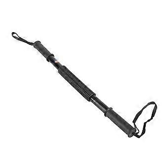 20Kg Spring Bar Exerciser Black High Strength Reliable Sturdy Versatile Power Spring Arm Bar for Fitness