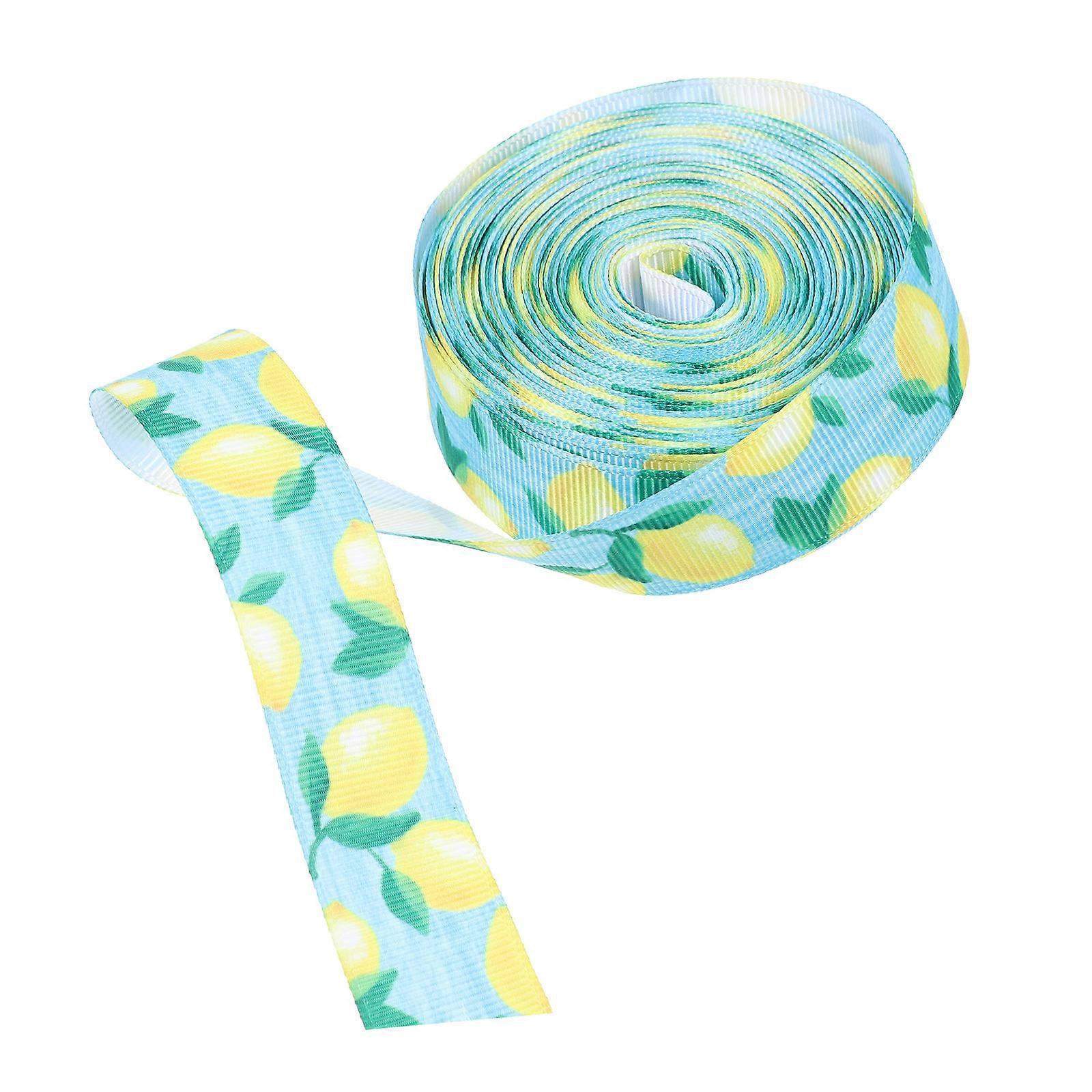 Fruit Pattern Decorative Ribbon for Gift Wrapping 1 Roll