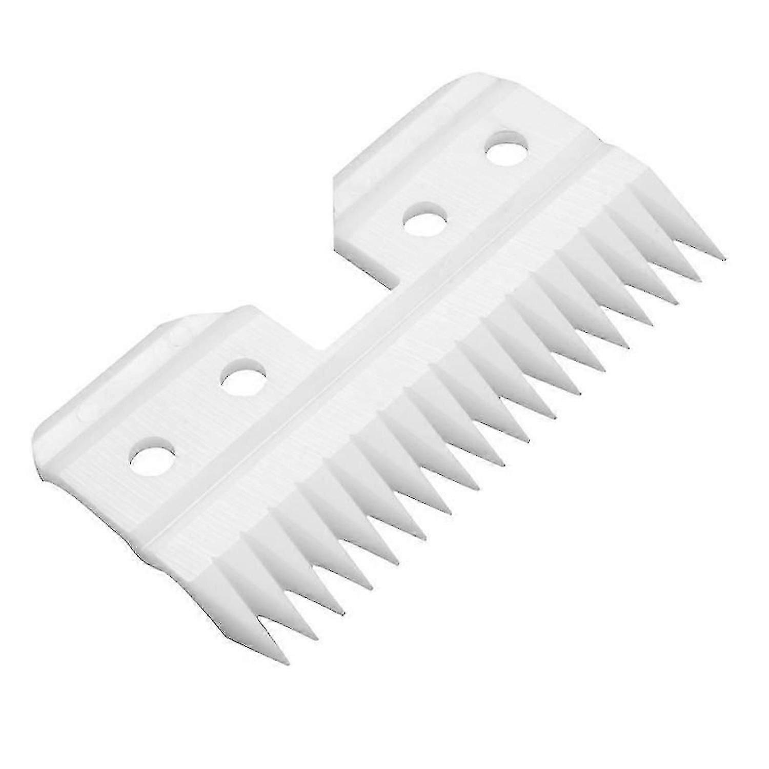 10Pcs Replaceable Ceramic Clipper Blades 18 Teeth Compatible with Oster A5 Series