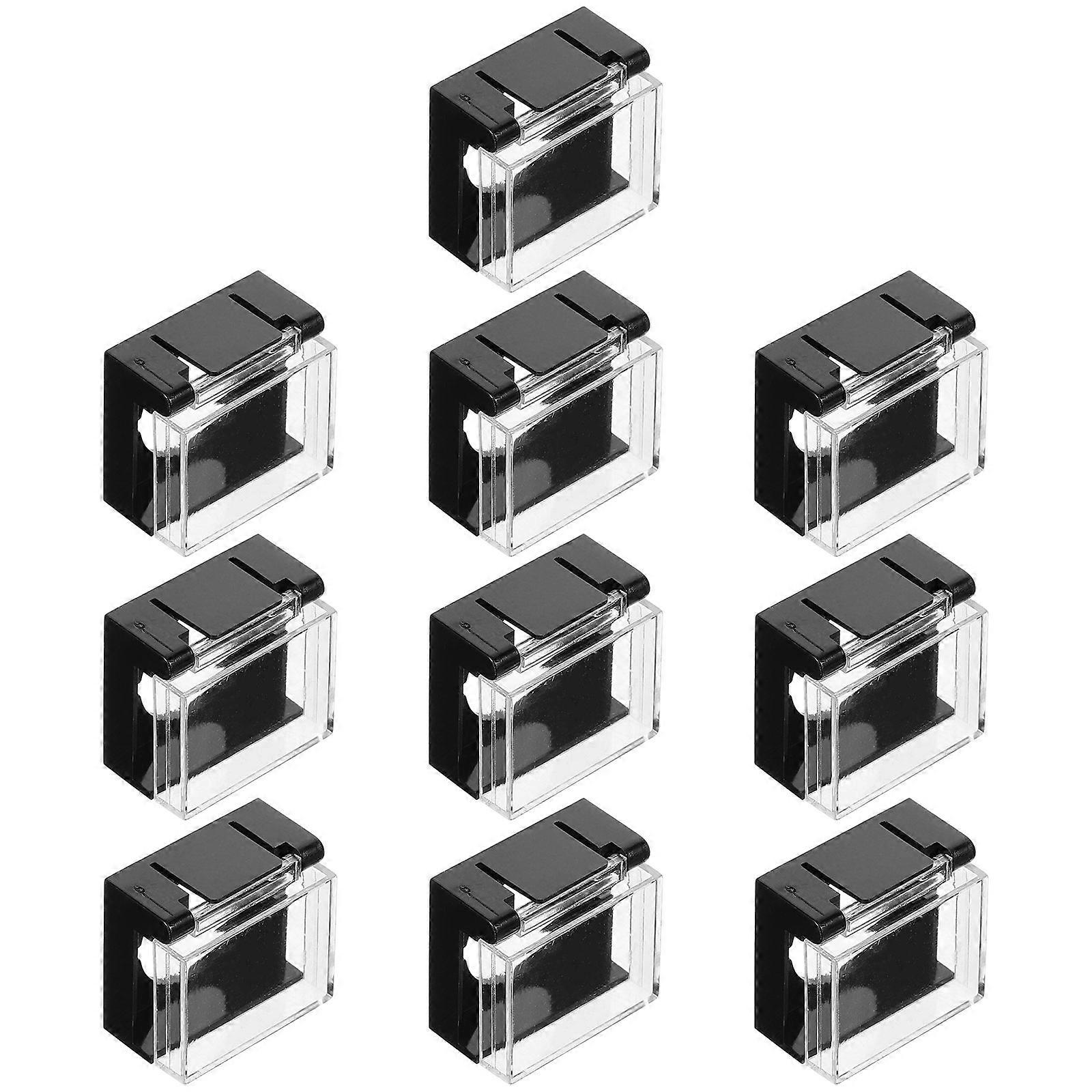 10pcs Push Button Covers Safety Switch Covers Push Switch Guard Plastic Protectors