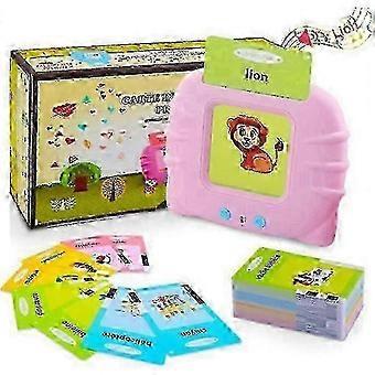 Educational Toys-Standard French-Talking Flash Cards-Eye Protection-224 Words-Pink_ynal2