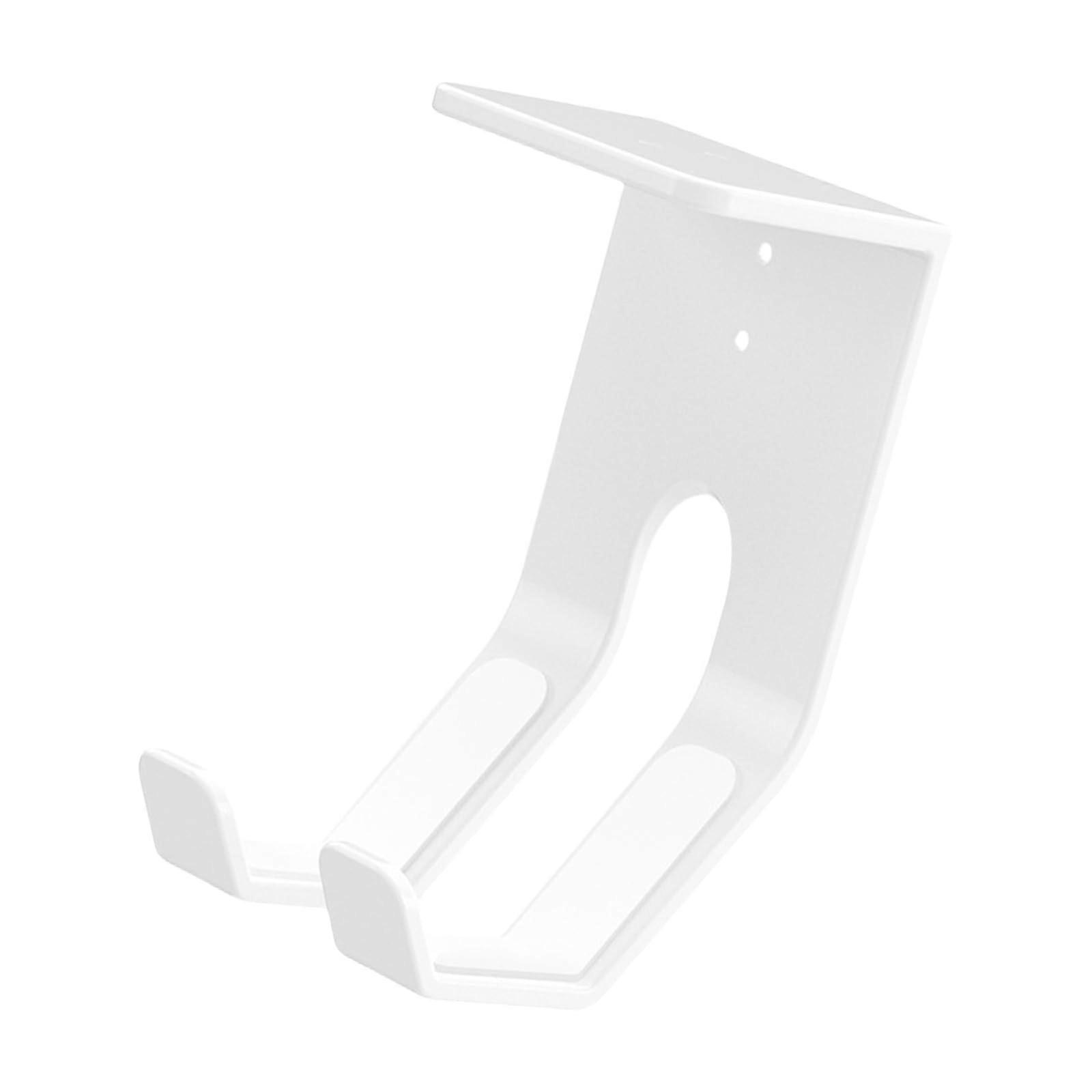 Controller Holder Under Desk Mount White ABS Hook SpaceSaving Organizer for PS5 Controllers and Headset