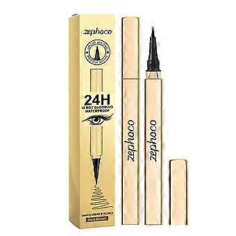 zephoco Dunkelbrauner Flüssig-Eyeliner – Geschmeidig und natürlich, zieht mühelos Lidstrich, färbt die Augen natürlich und ist einfach anzuwenden.