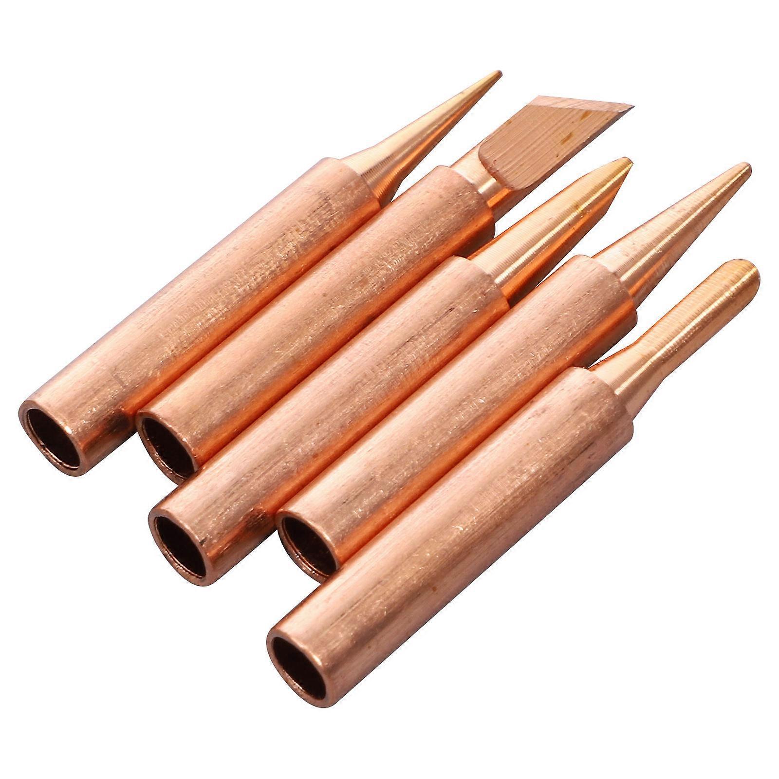 Soldering Iron Tip Set for Welding with 5Pcs Assorted Replacement Tips