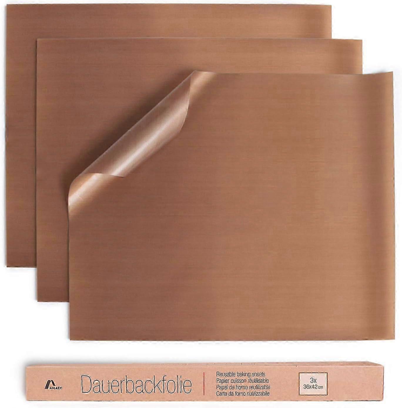 30 x 40cm Reusable Baking Sheets 100 Pack Non-Stick Dishwasher Safe Baking Paper