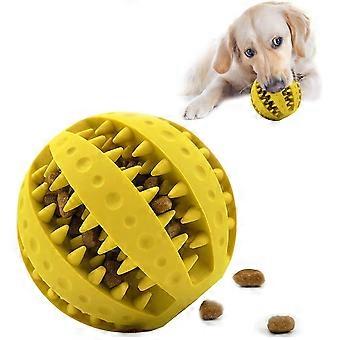 Dog Toy Indestructible Dog Chew Toy Natural Rubber Dog Toy Interactive Dog Kibble Dispenser Toy for Medium and Small Dogs Clean Teeth.