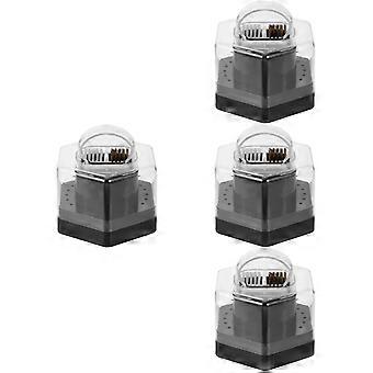Nail Grinding Head Box for Nail Drill Bits with 4Pcs Storage Case