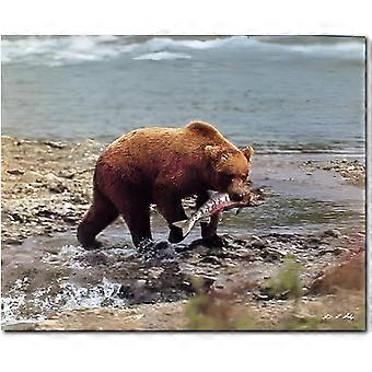 Jigsaw Puzzles Wild Animal Grizzly Bear Wildlife Picture VV822