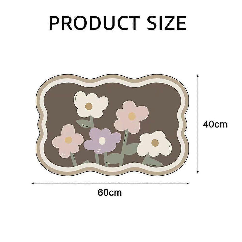 Soft Microfiber Absorbent Non-Slip Bath Rug