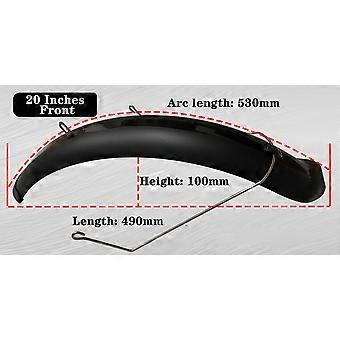 Fat Tire Bike Fenders 20/26x4.0 Front Rear Bicycle Mudguard Fender Set For Fat Tire Electric Mountain Bike Wings Mud guards