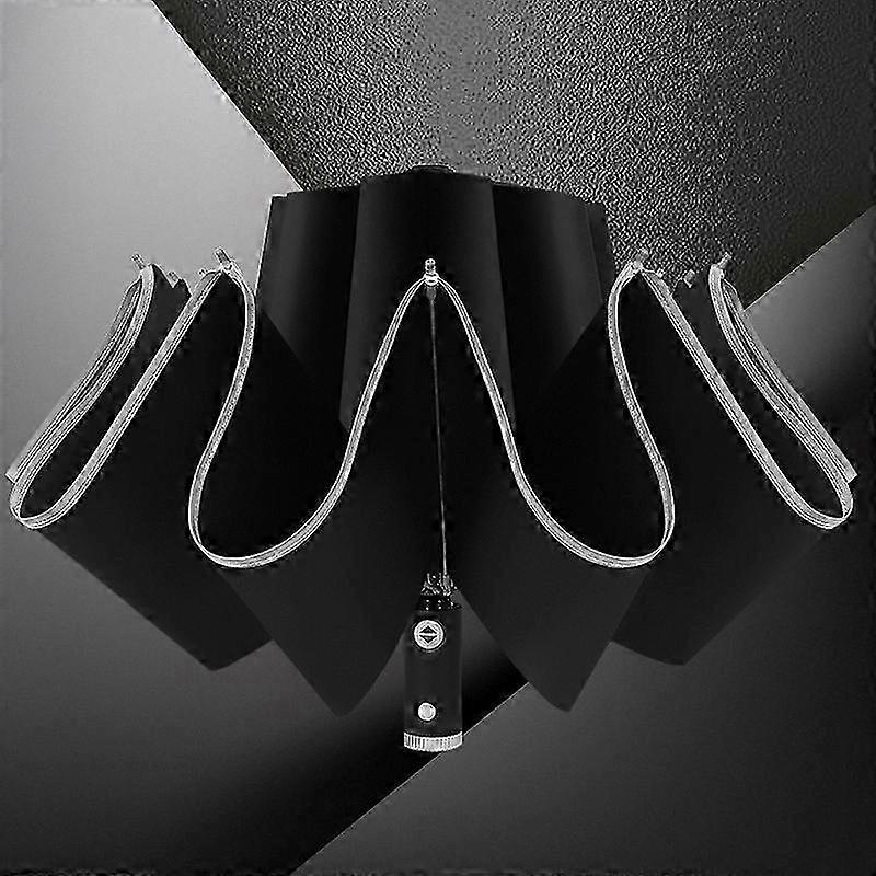 UPF 50+ Windproof Reverse Folding Umbrella