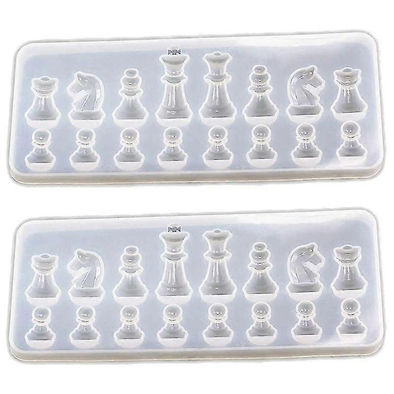 Casting Molds Set 2pcs 3d Clear Silicone Mold For Making Polymer Clay