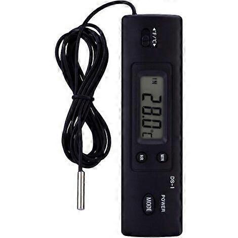 LCD Digital Temperature Meter Thermometer Humidity Measurement Wired Probe Sensor for R