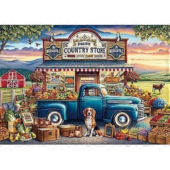 Puzzle for Adults Countryside Landscape Puzzle Challenging Country Store Jigsaw Puzzles Holiday Party Gift Farm Perfect DDA467