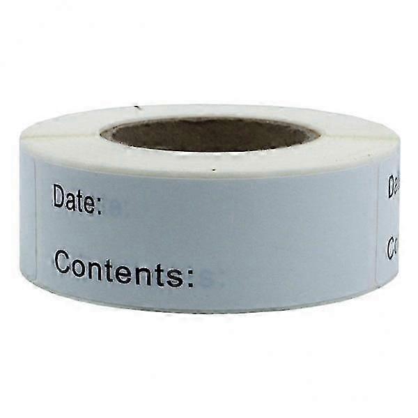 Moisture-Resistant Freezer Labels