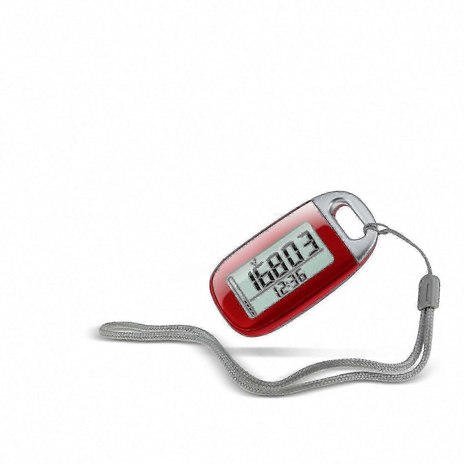 Accurate Pedometer for Step Tracking - 1pc, Red