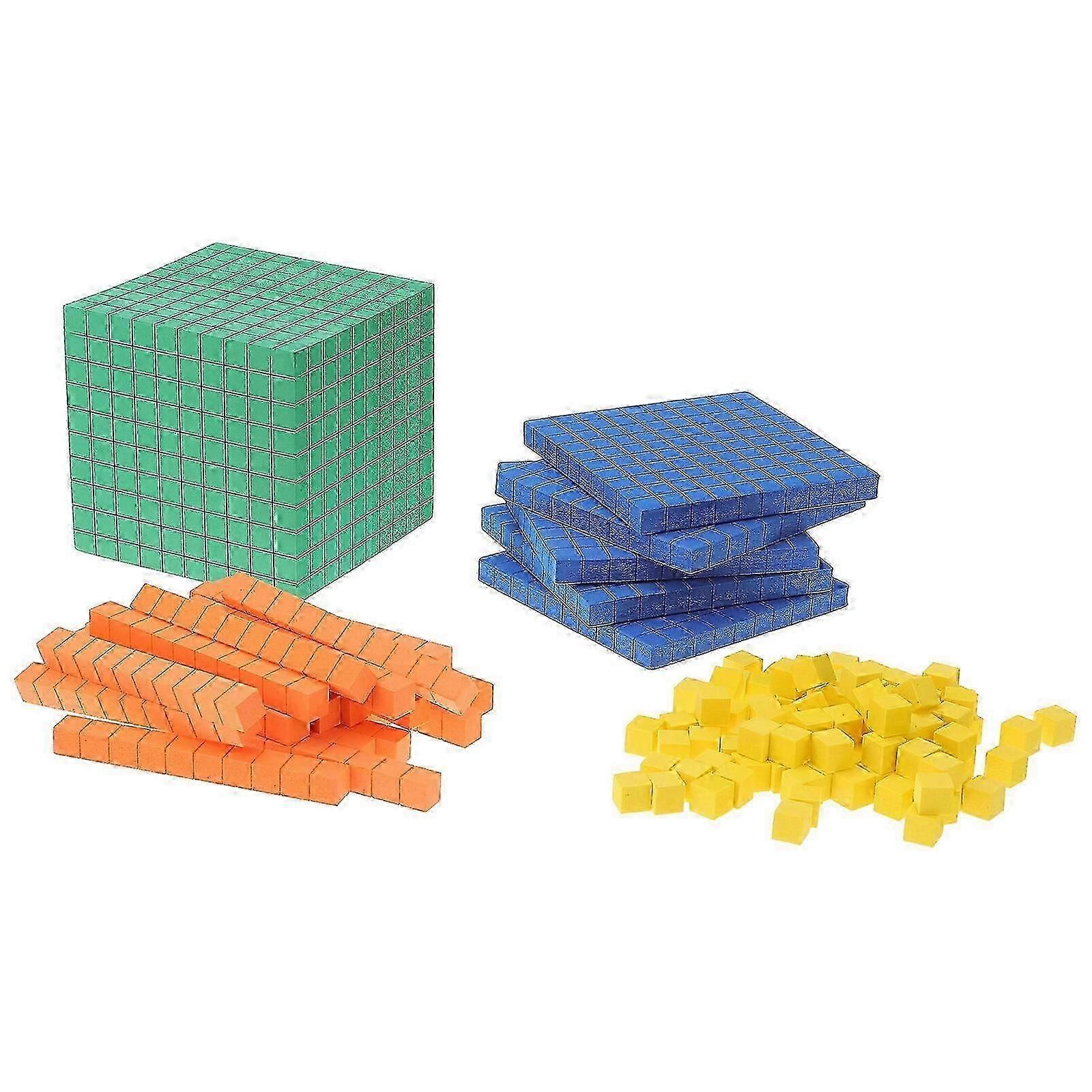 1 Set Math Counting Cube Educational Learning Children Toy Counting Toy