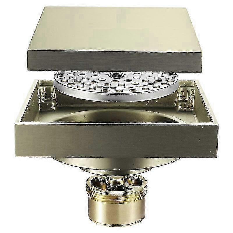 Flat-Profile Stainless Steel Drain