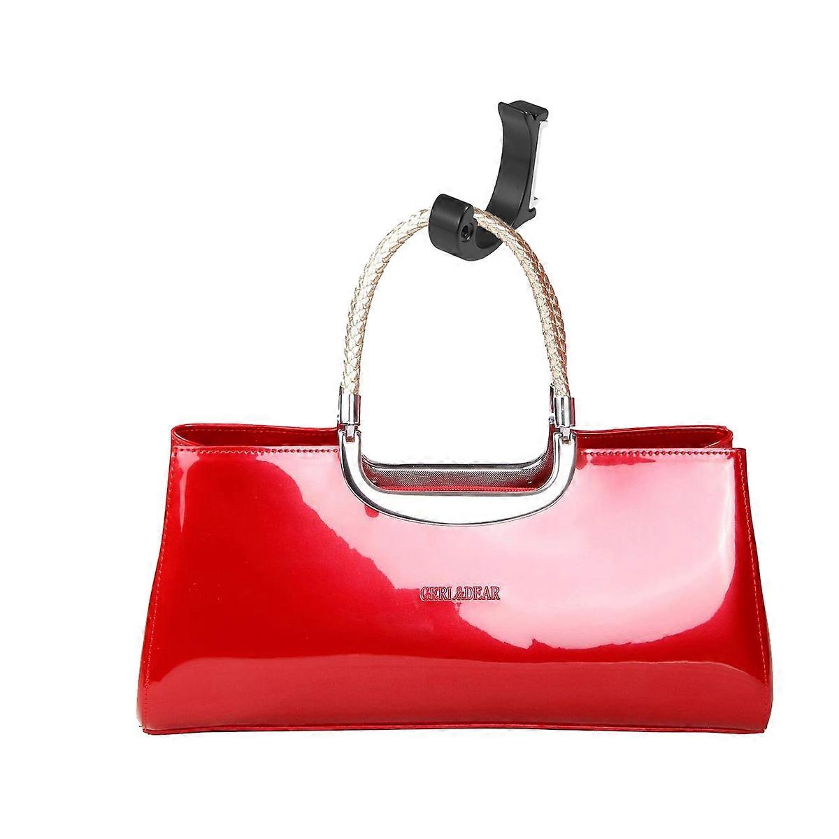 Clothes Hook Dolphin Shape Wall Hook for Hanging 2Pcs Black