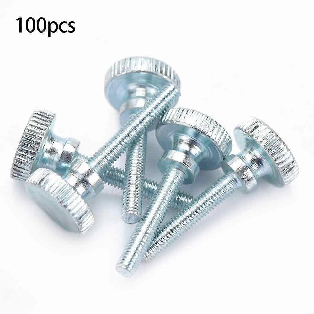 100Pcs Adjustable Step Double Handle High Head Knurled Screw M3*18