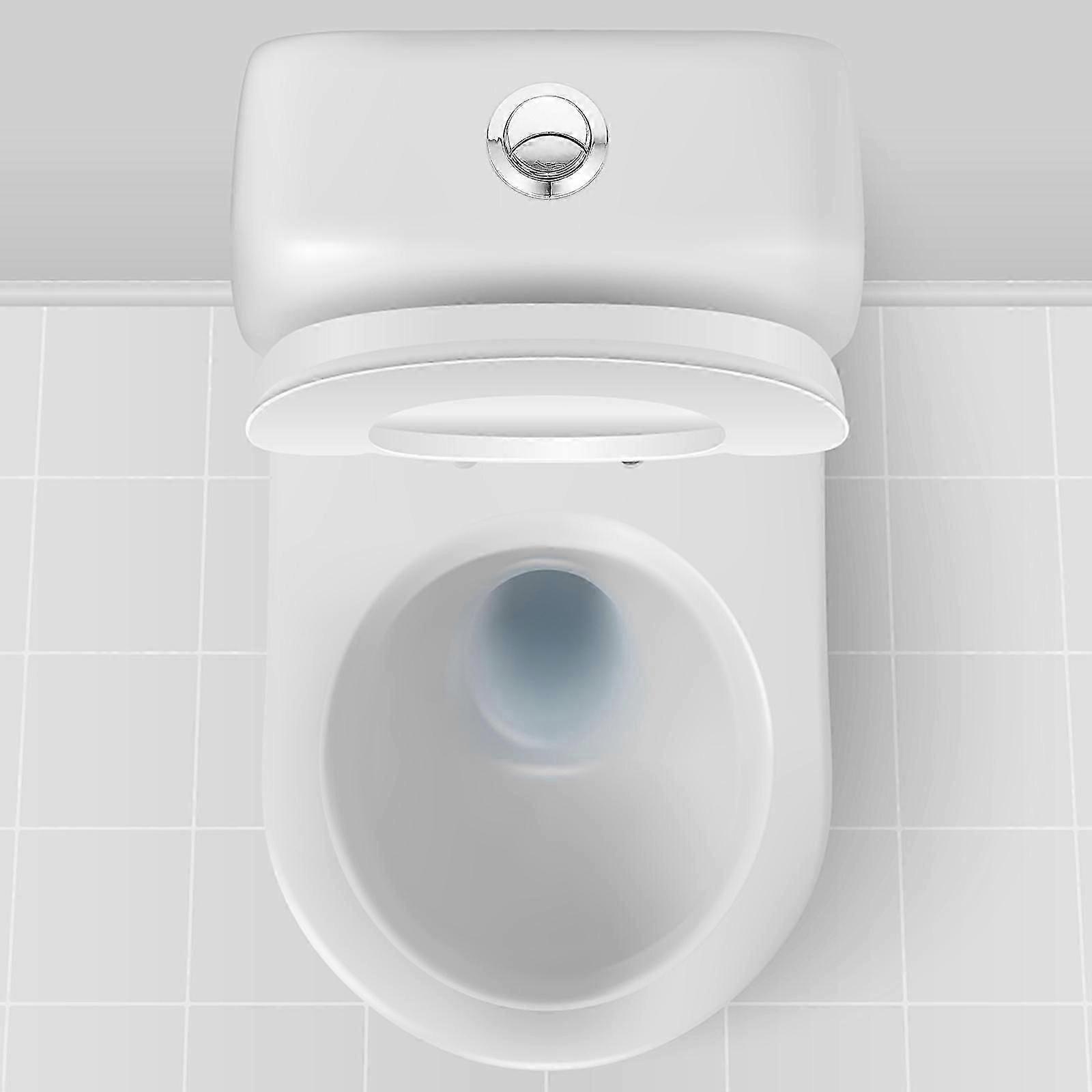 8 Pcs Water Toilet Button Set Home Use For General Public Rectangular Shape With Durable Electroplated Rustproof Surface