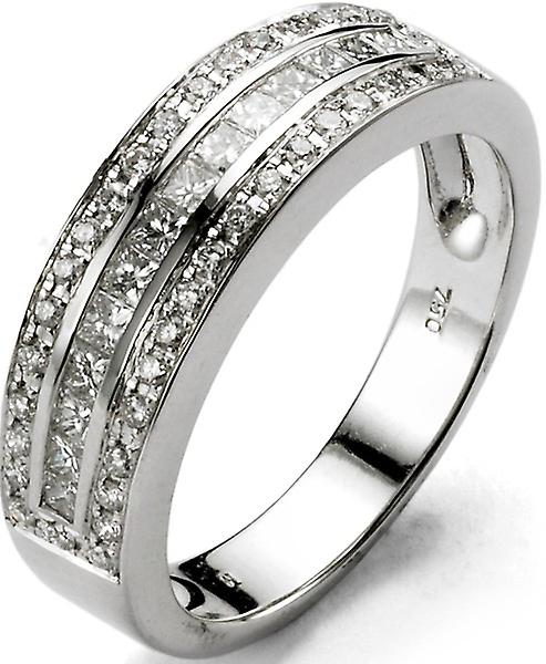 Women's White Gold Diamond 18k