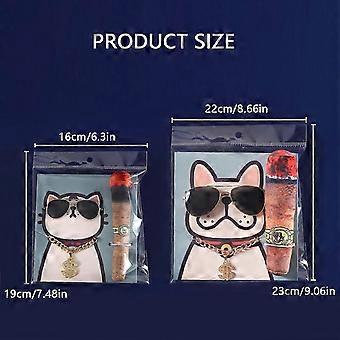 Cats Collar Necklace Rhinestones Letter Pendant Pet Sunglasses Cigars Toy XS