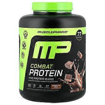 MusclePharm, Combat Proteinpoeder, Chocolademelk, 6,2 lb (2.831 g)