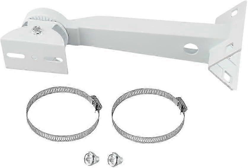 Security Camera Pole Mount with 2 Adjustable Loops for CCTV Surveillance