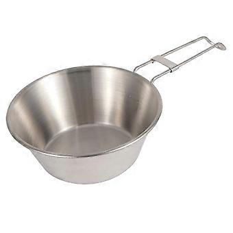 Camping Bowl Dinnerware Container Foldable Handle for Backpacking BBQ Travel