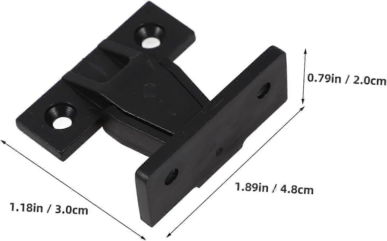 Corner Connector 12 Set Black Plastic for DIY Projects