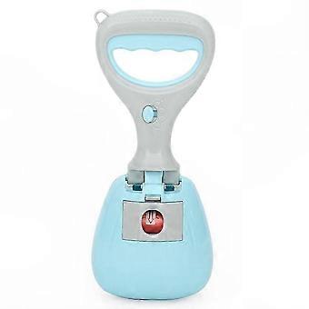 Pet Poop Scooper with Handle, Blue Durable Design for Easy Dog and Cat Waste Pickup