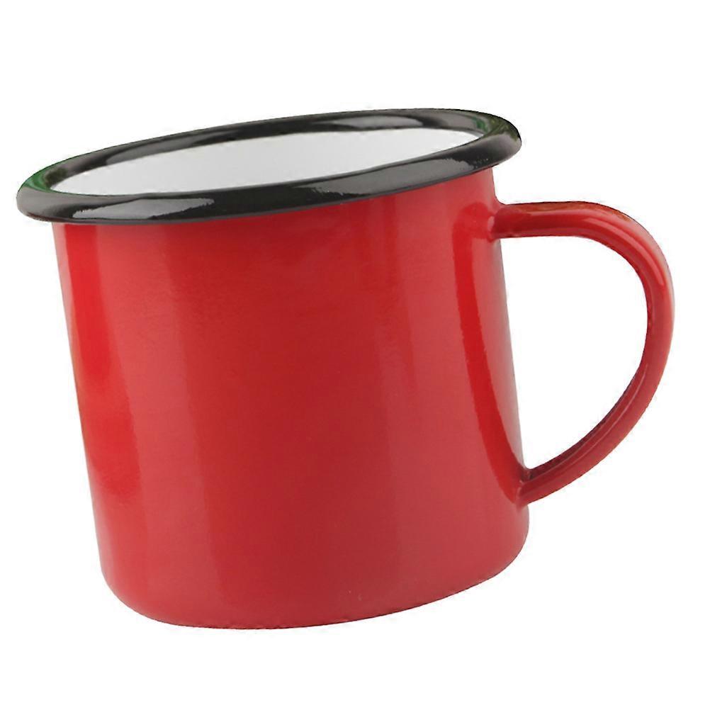 Retro Style Red Ceramic Mug