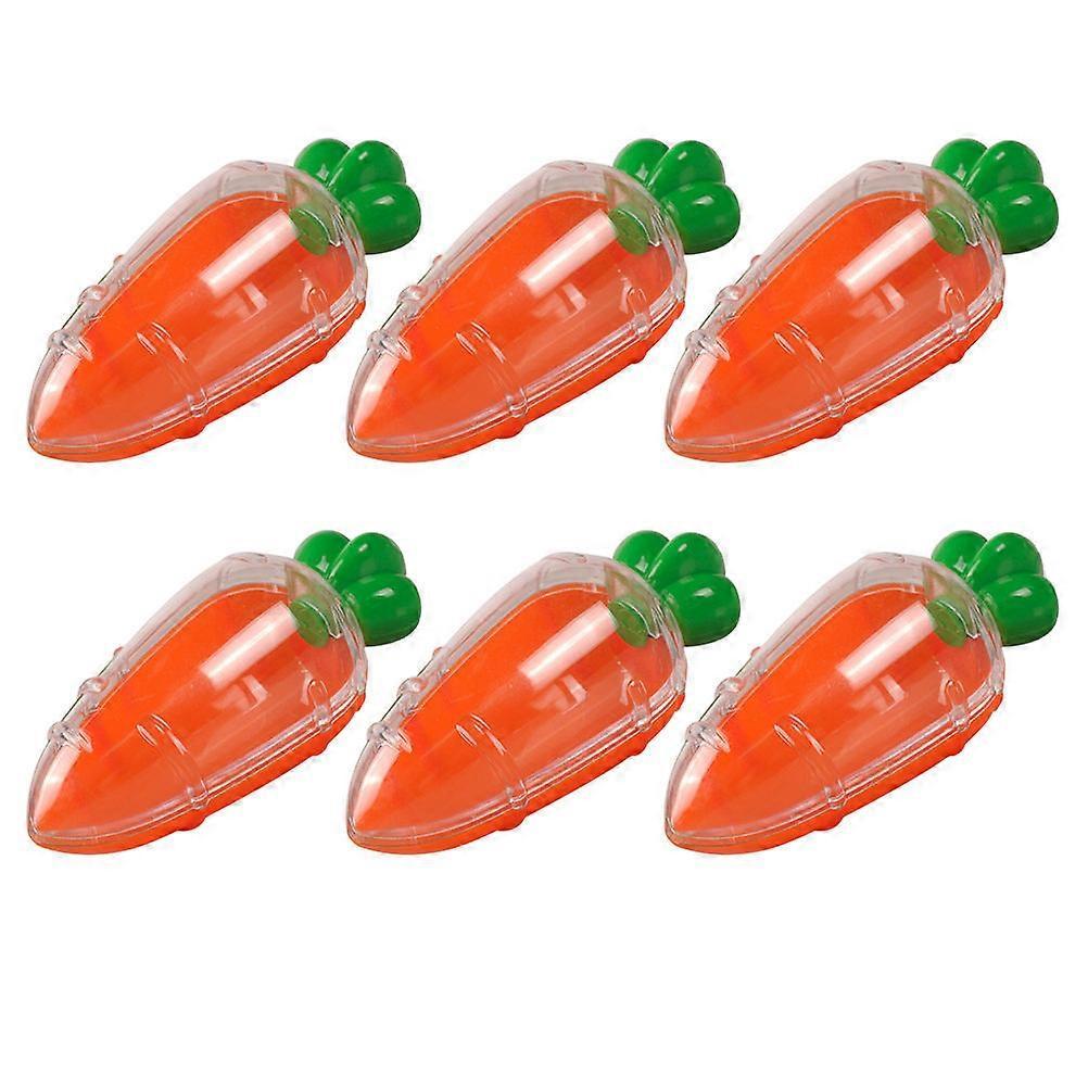 Party Candy Boxes Carrot Shape compatible with Wedding 6Pcs Orange Gift Boxes