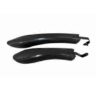2 Pieces Mountain Bike Mudguard Set Rainproof Front and Rear Mudguard Set Easy