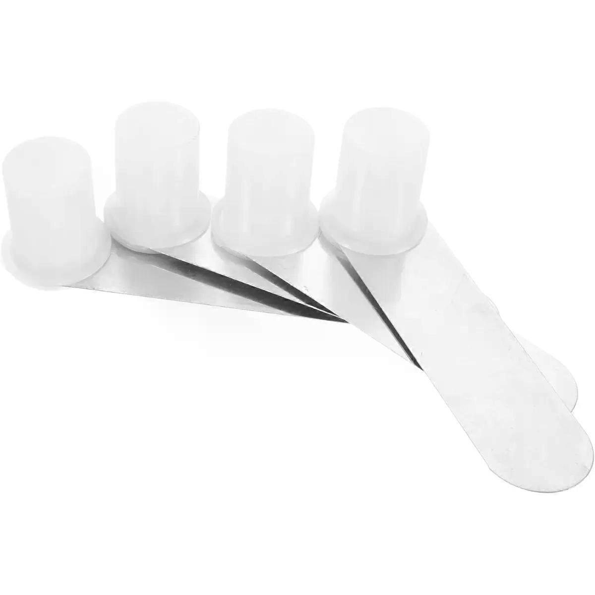 4pcs Mosquito Net Pole Base Plate, Bed Frame Support Foot
