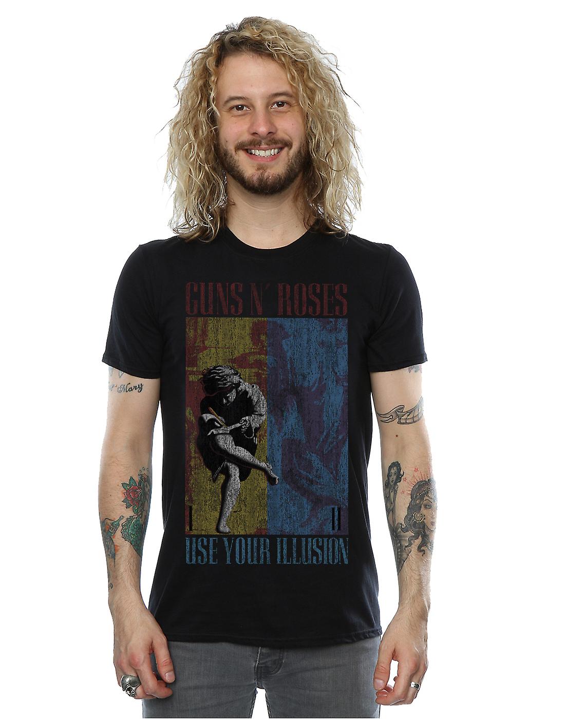 Guns N Roses Men's Use Your Illusion T-Shirt